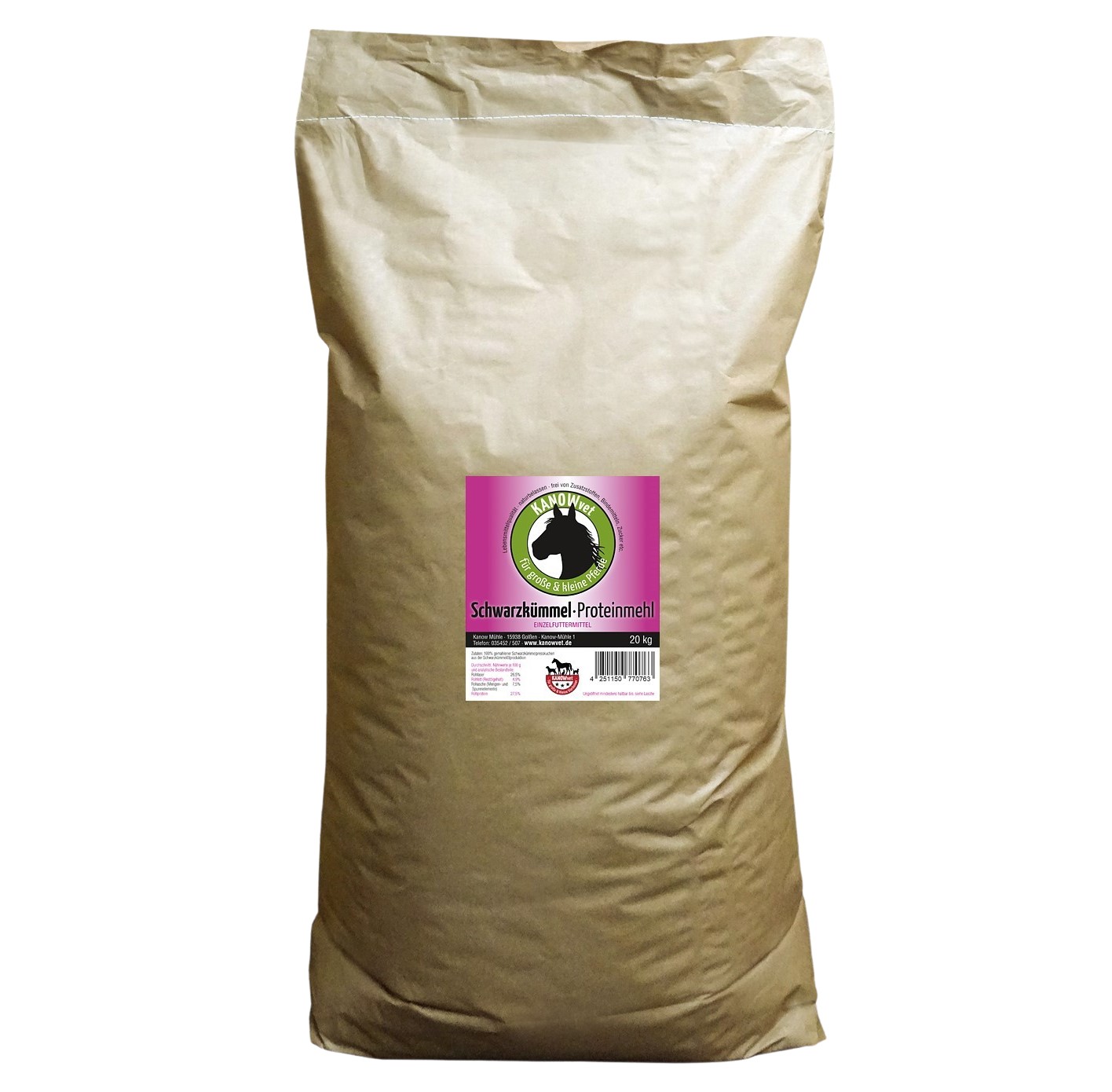 Schwarzkümmel-Proteinmehl für Pferde