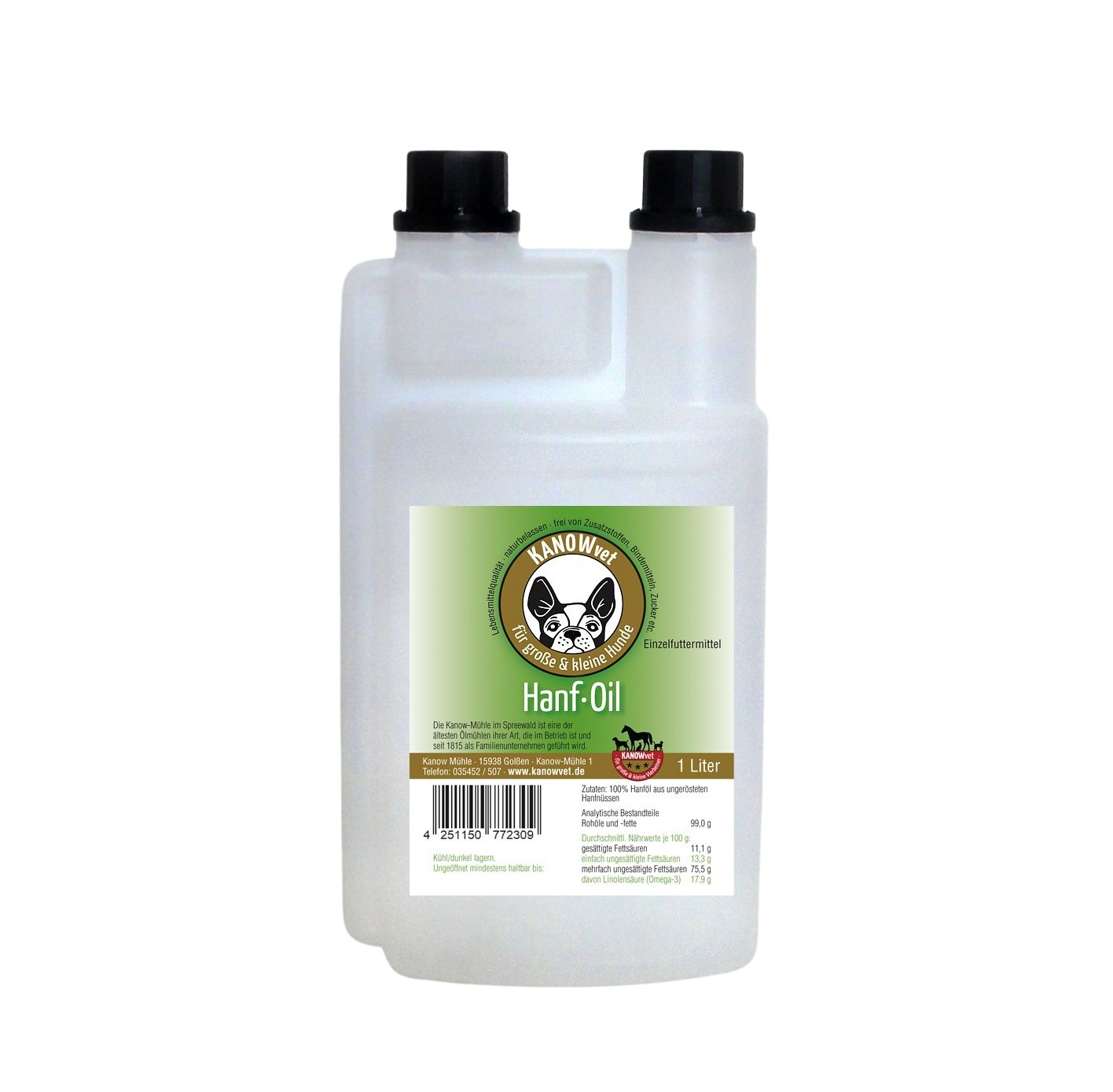 Hanföl für Hunde (Pumpdosierflasche)