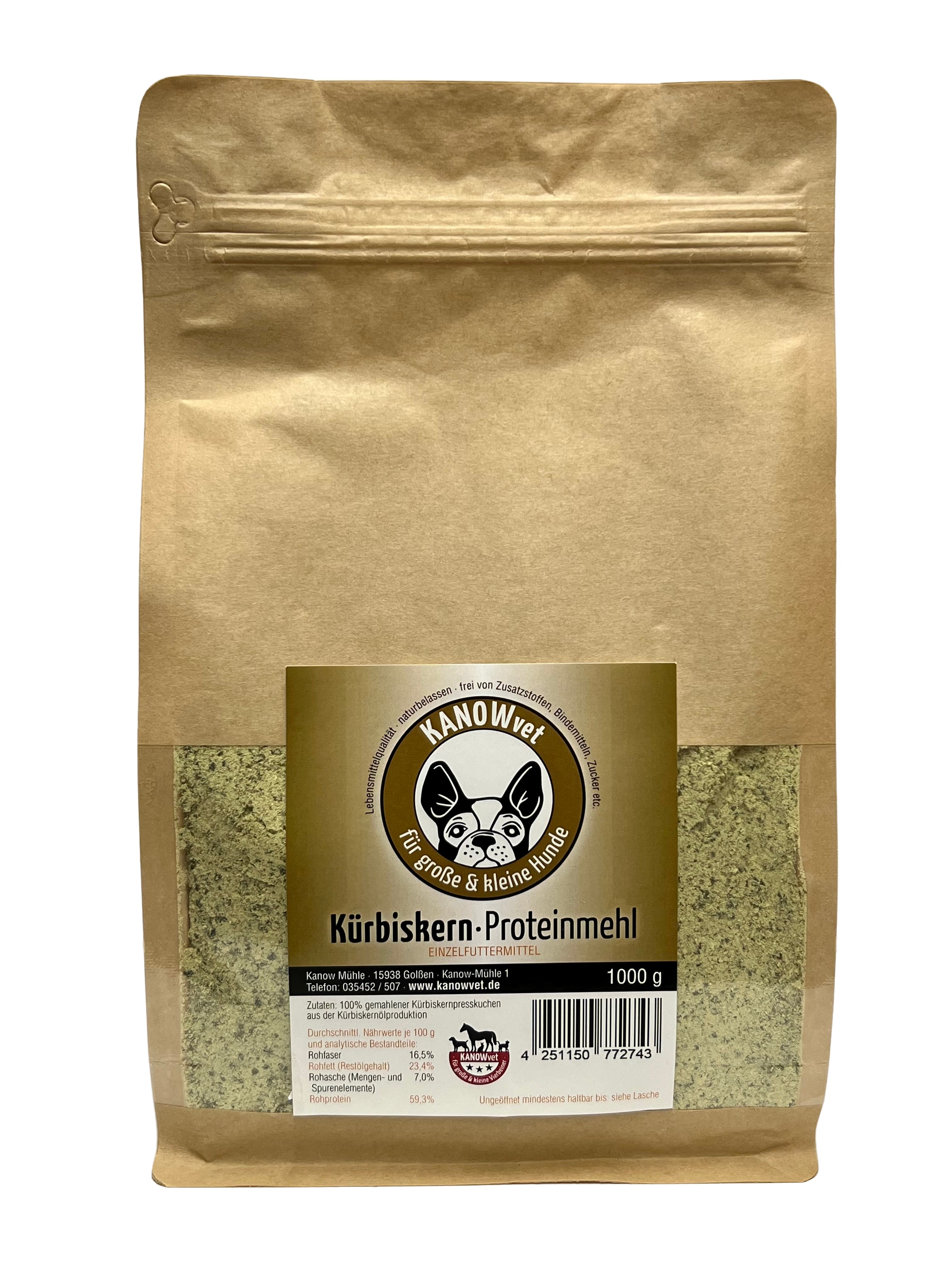 Kürbiskern-Proteinmehl für Hunde