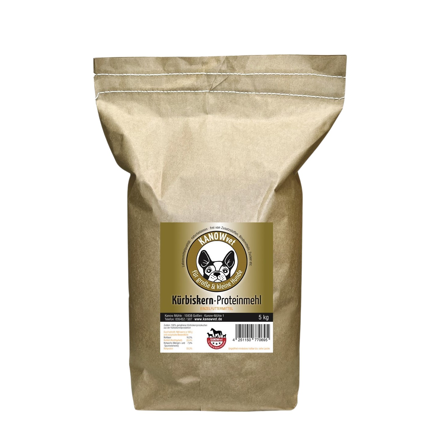 Kürbiskern-Proteinmehl für Hunde