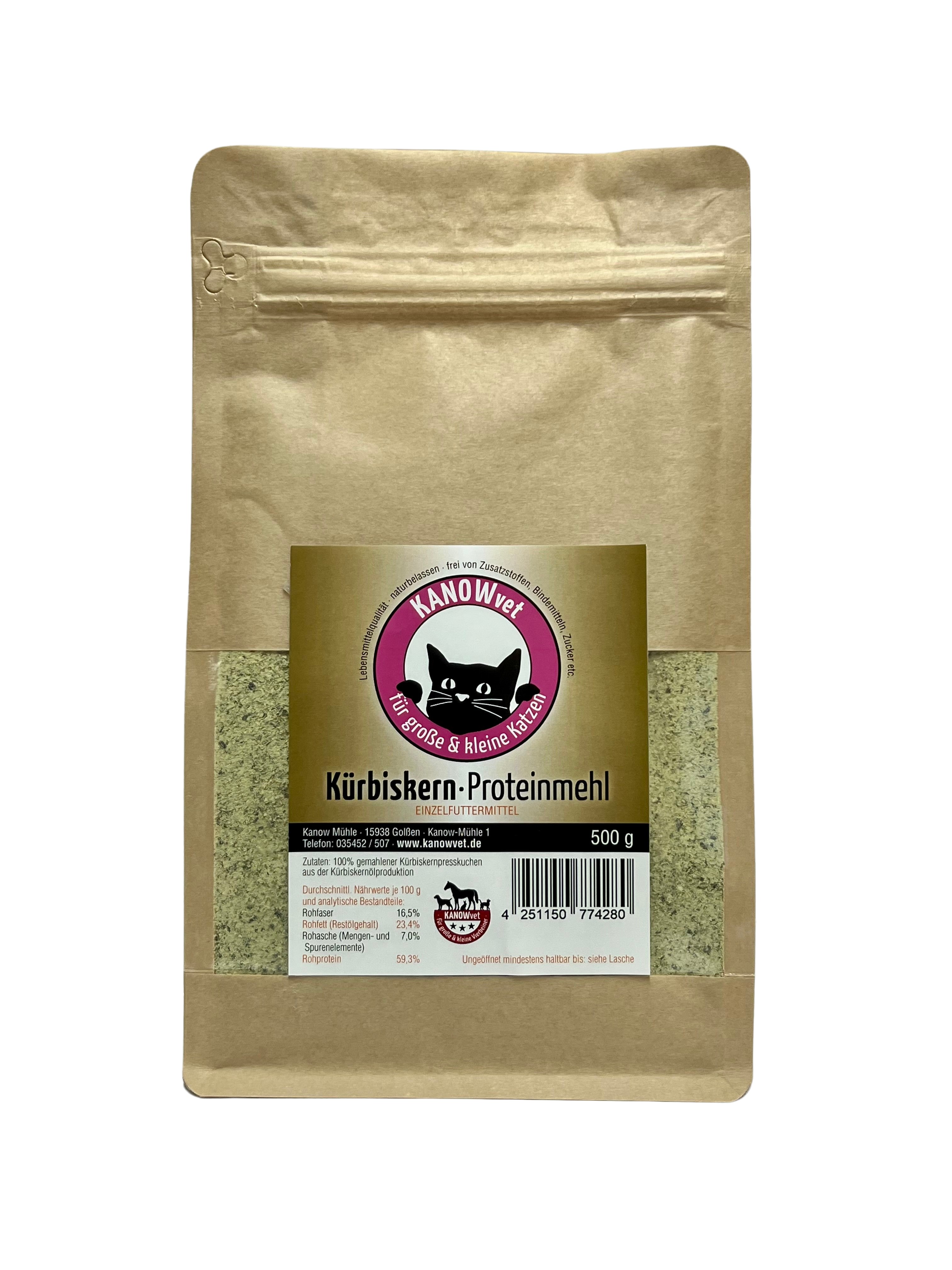 Kürbiskern-Proteinmehl für Katzen