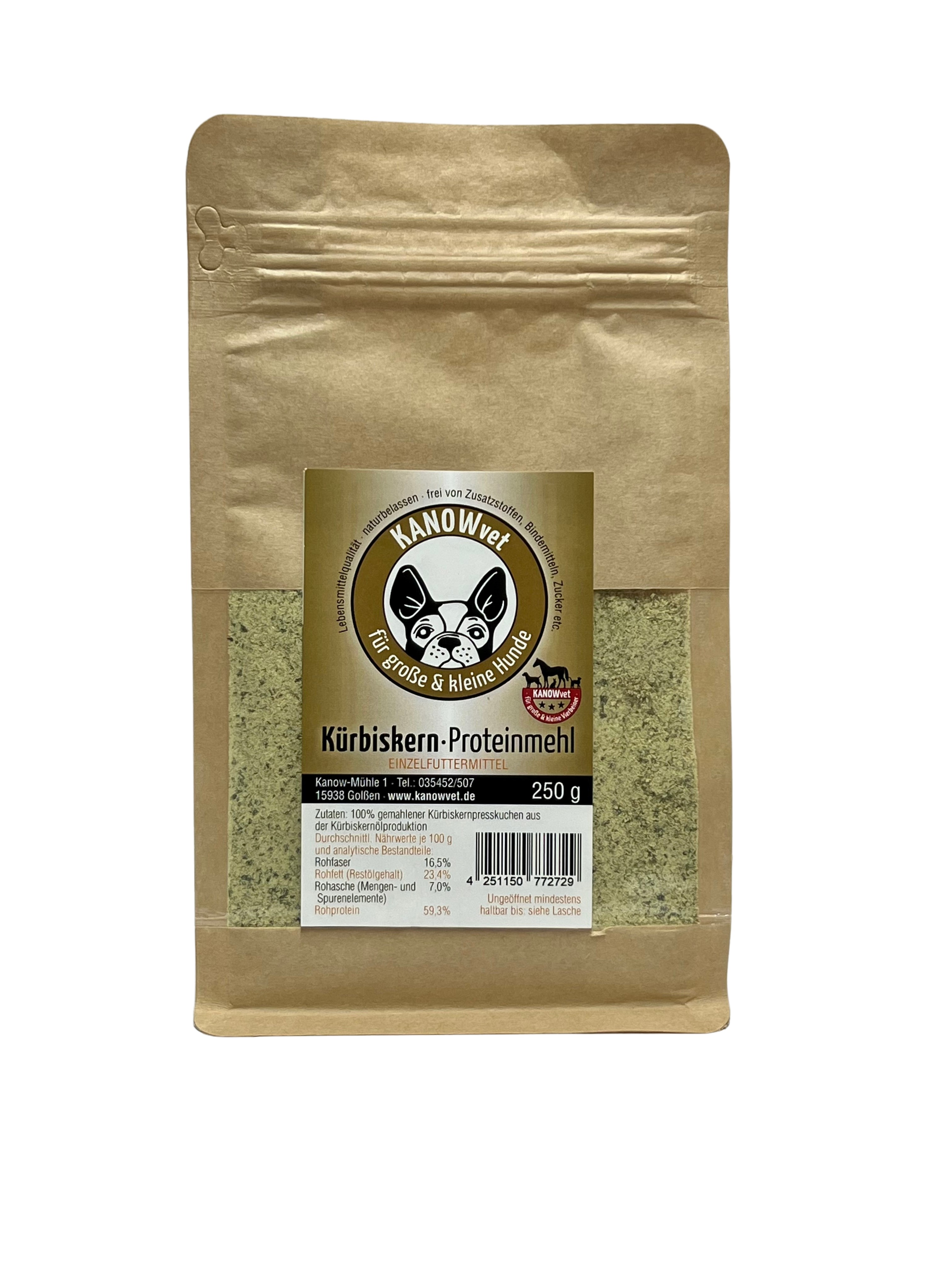 Kürbiskern-Proteinmehl für Hunde